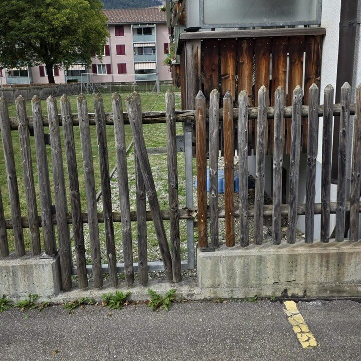 Zaun defekt